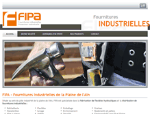 Tablet Screenshot of fournitureindustrielle.net